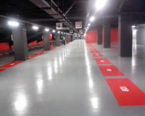 Pavimentación parking San Mamés