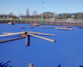 Pavimentación suelo ikastola Lauaxeta