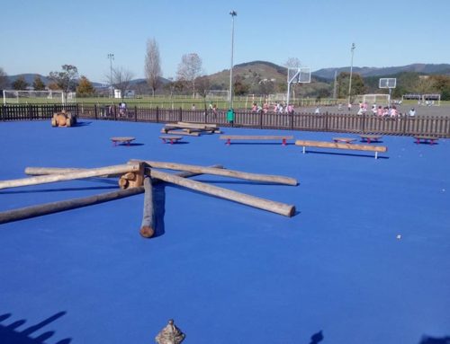 Pavimentación suelo ikastola Lauaxeta