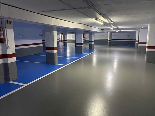 Rehabilitación de pavimentos de garajes en Bilbao